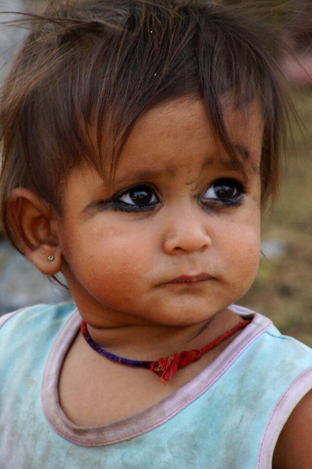 Portrait facial expression eyes