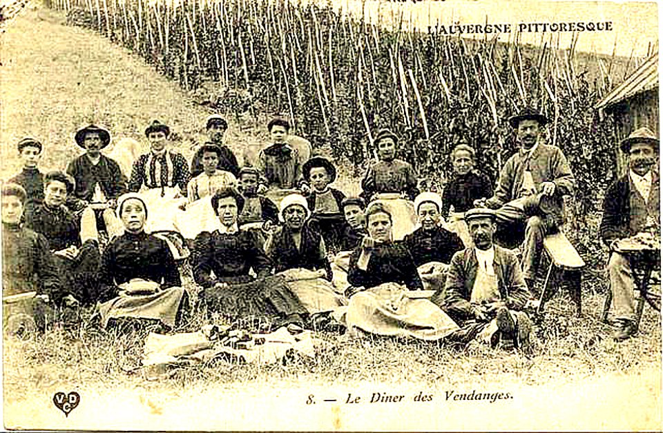 Diner de vendange 1907