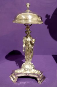 Dinner bell, William Bogert & Co., New York City, c. 1866-1875, silver - Dallas Museum of Art - DSC04869 photo