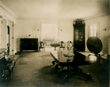 Dining room, Illinois, early 20th century (NBY 770) photo