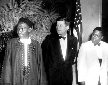 Dinner in Honor of President Kennedy, Given by Abubakar Tafawa Balewa, Prime Minister of Nigeria (03)