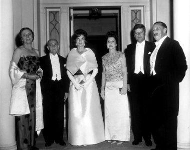 Dinner in Honor of President John F. Kennedy and First Lady Jacqueline Kennedy