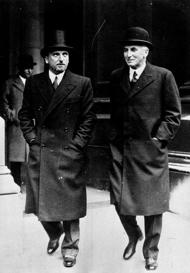 Dino Grandi and John Simon, 1932