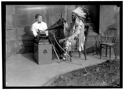 DINSMORE, FRANCES. OF SMITHSONIAN. INDIANS; CANNING MUSIC LCCN2016866642