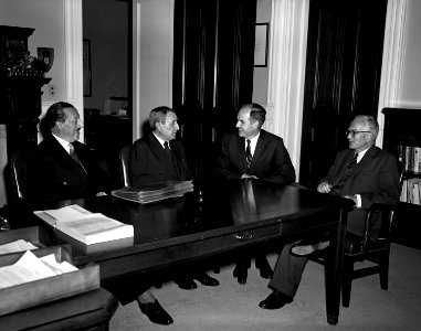Director of Food For Peace George McGovern Meets with Visitors (14213489313)