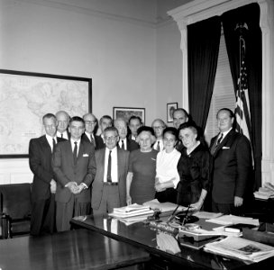 Director of Food for Peace, George McGovern, with Visitors (14006741417)
