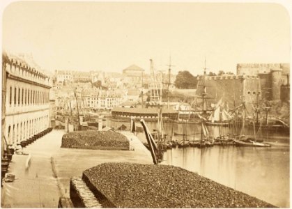Disdéri brest vue de la mâture Penfeld