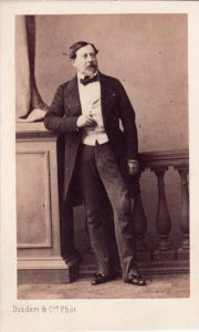 Disderi, Adolphe Eugène (1810-1890) - Lannes, Gustave Olivier, général de Montebello (+1875), dal 1862 comandante delle truppe francesi a Roma