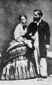 Disdéri, André Adolphe Eugène - Der Prinz und die Prinzessin von Metternich (Zeno Fotografie) photo