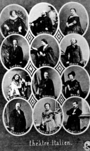 Disdéri, André Adolphe Eugène - Italienisches Theater (Zeno Fotografie)