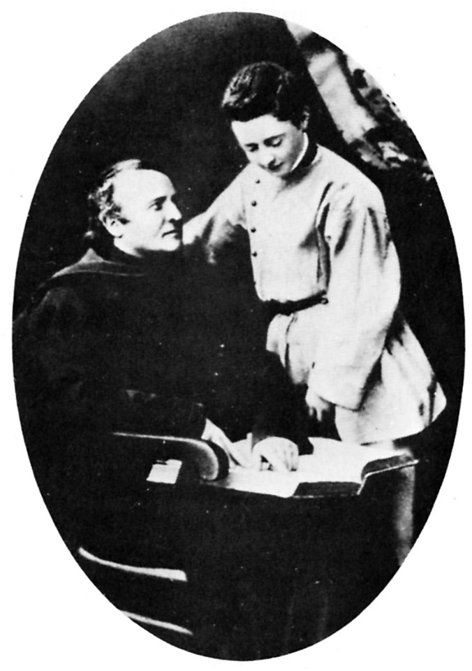 Disdéri, André Adolphe Eugène - Père d'Alzon und Paulin Garnier (Zeno Fotografie)
