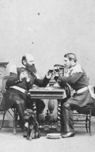 Disdéri, André Adolphe Eugène - Selbstporträt mit einem Assistenten (Zeno Fotografie)