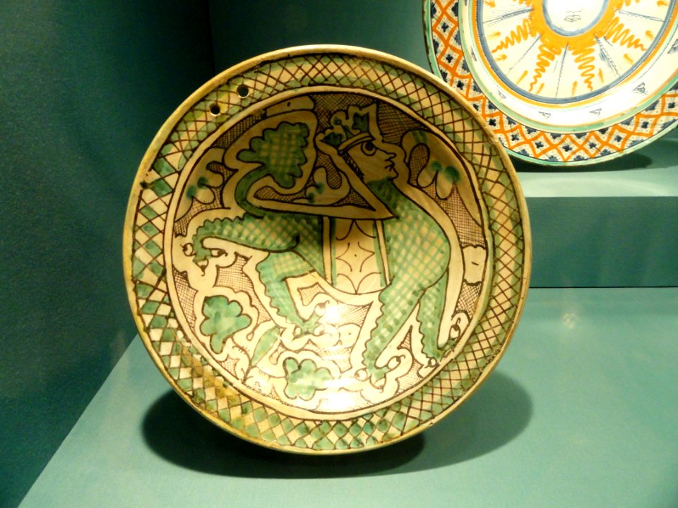 Dish from Orvieto, Italy, c. 1475 - Nelson-Atkins Museum of Art - DSC08542