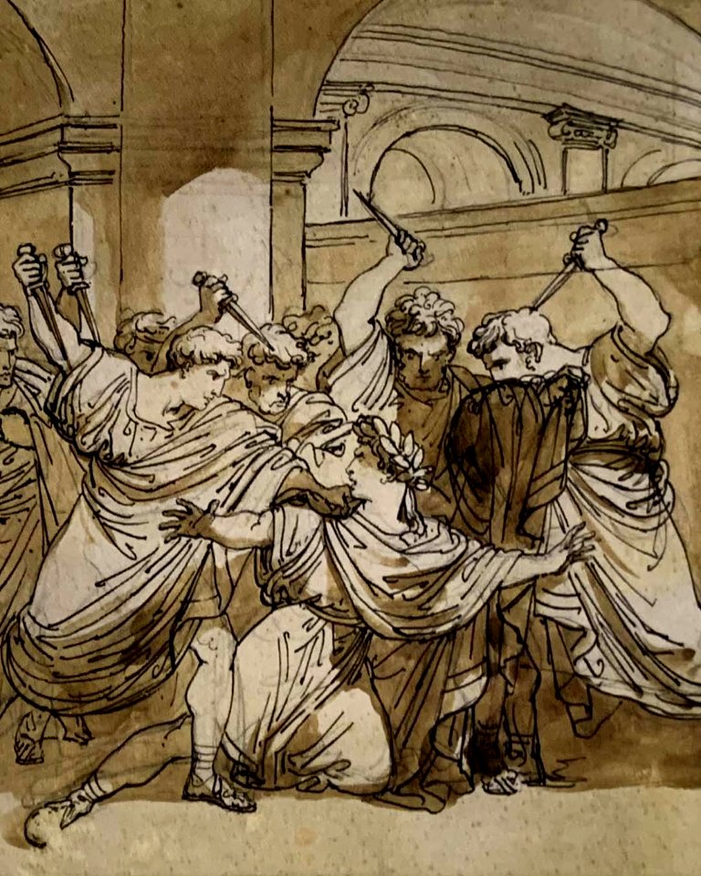 Disegni di Bartolomeo Pinelli su Caligola imperatore