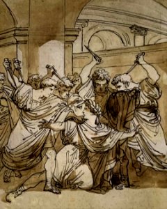 Disegni di Bartolomeo Pinelli su Caligola imperatore