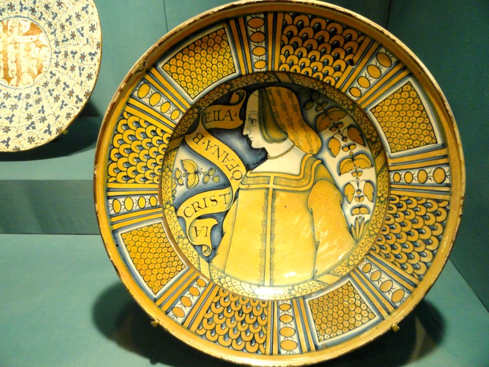 Dish from Derura, Italy, c. 1520 - Nelson-Atkins Museum of Art - DSC08513