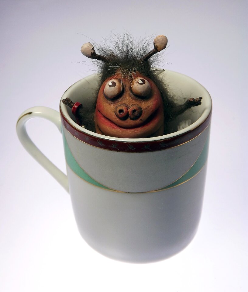 Humor cartoon doll julia owl