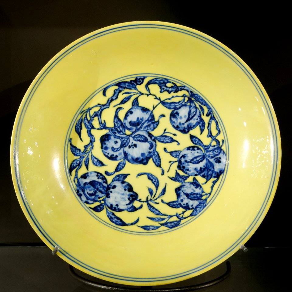 Dish with peach branches BM PDF A795