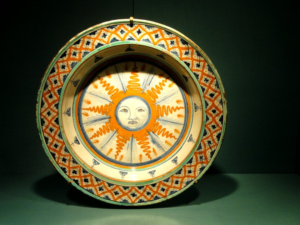 Dish from Tuscany, early 16th century - Nelson-Atkins Museum of Art - DSC08544