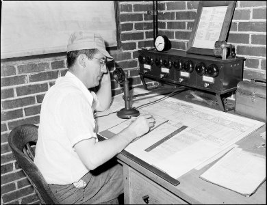 Dispatcher. The Pocahontas Corporation, Bishop, Tazewell County, Virginia. - NARA - 541017