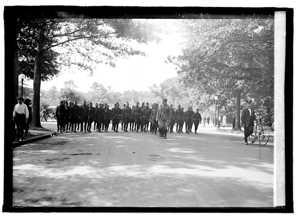 Dist. Soldiers returning, 6-7-19; 312th Machine Gun Battalion LCCN2016844734