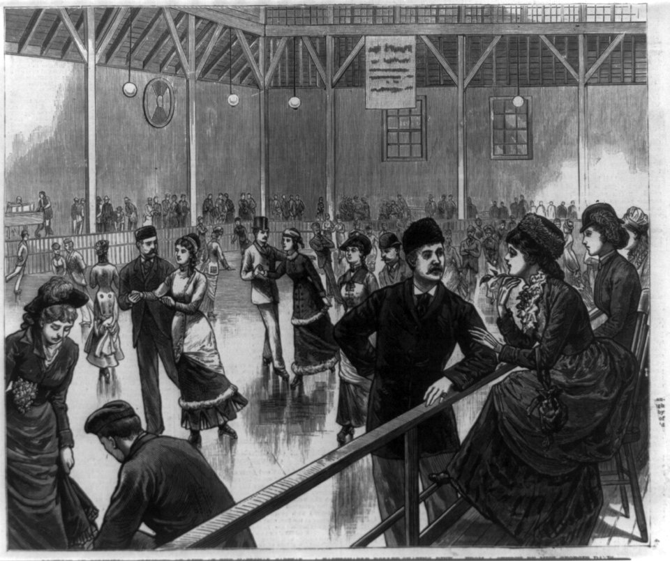 District of Columbia - glimpses of life at the national capital - a fashionable roller-skating rink LCCN2005694682