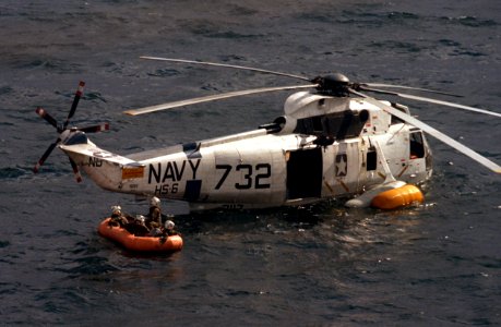 Ditched SH-3H from HS-6 in 1976