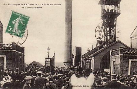 Divion - Fosse n° 1 - 1 bis des mines de La Clarence, catastrophe de 1912 (A)