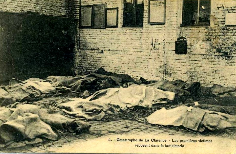Divion - Fosse n° 1 - 1 bis des mines de La Clarence, catastrophe de 1912 (G)
