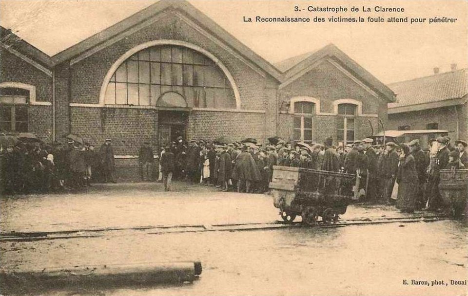 Divion - Fosse n° 1 - 1 bis des mines de La Clarence, catastrophe de 1912 (H)