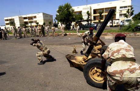 Djiboutian Army mortar