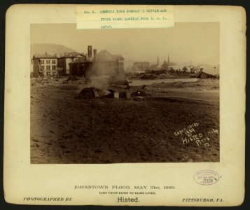 17538u Cambria Iron Company office an store rooms looking from P.R.R. depot