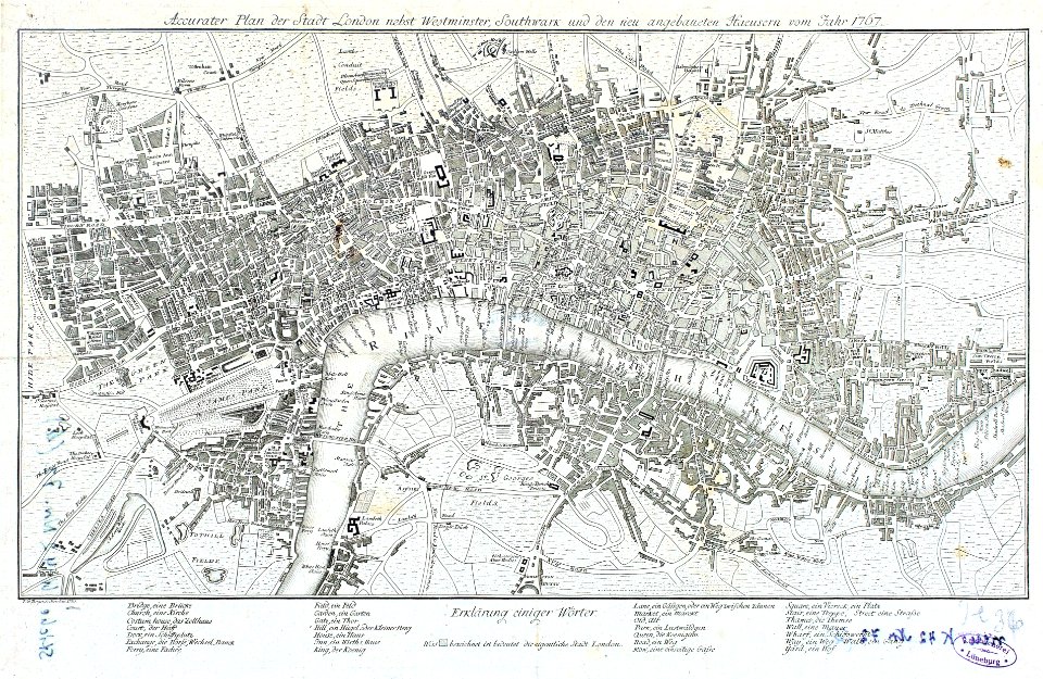 Plan London 1767 9104