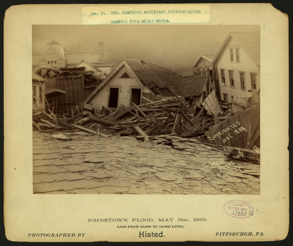 17539u Johnstown Flood, No. 5, Geo. Hamilton, Assistant Superintendent