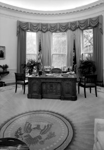 177. Oval Office; View looking South
