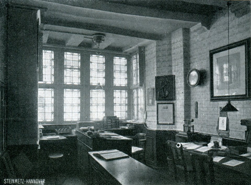 1788 gegründete Firma Carl Capelle, Schmiedestraße 9, Hannover, Kontor