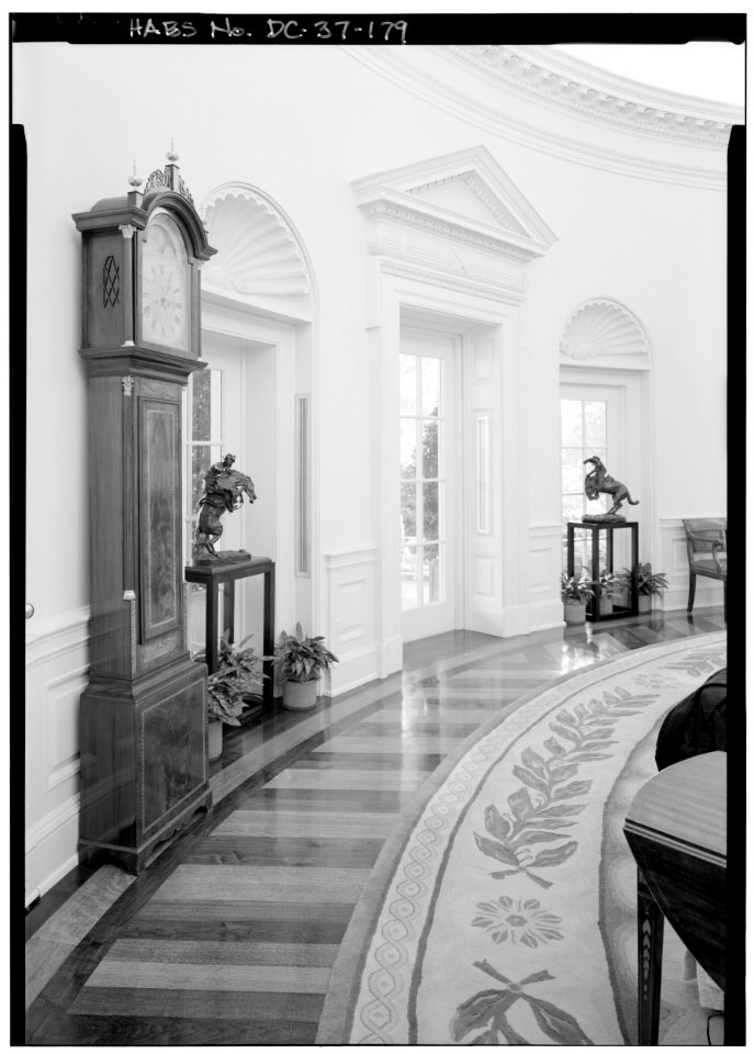 179 oval office view east door to rose garden