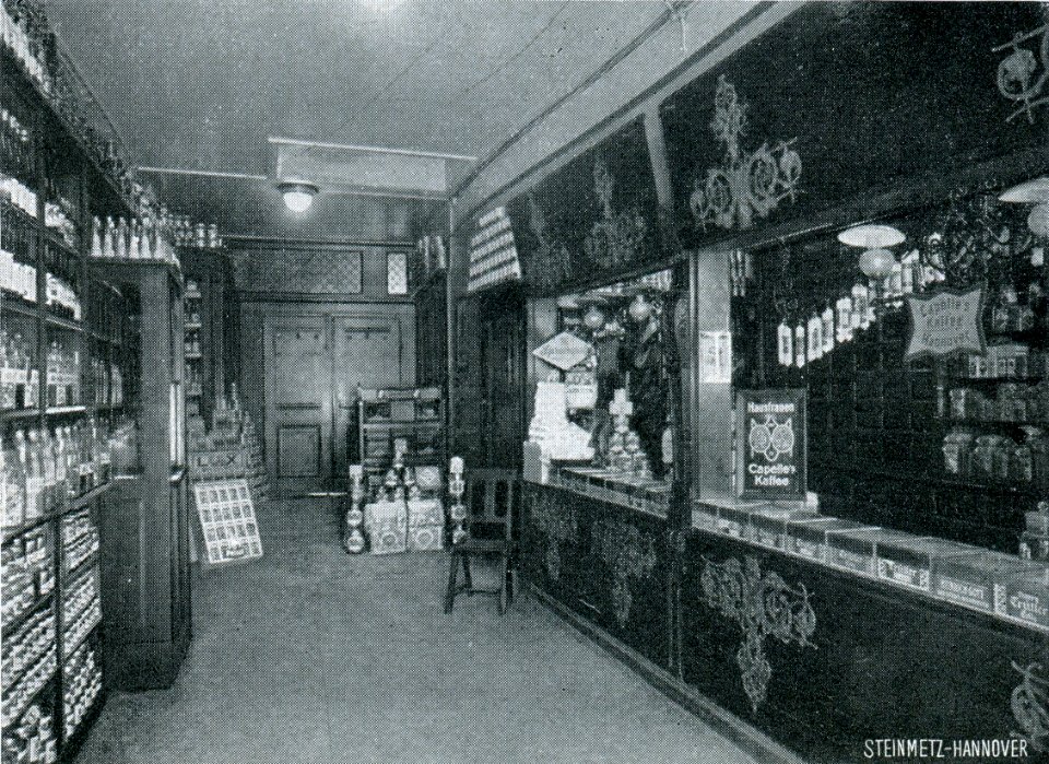 1788 gegründete Firma Carl Capelle, Schmiedestraße 9, Hannover, Verkaufsraum