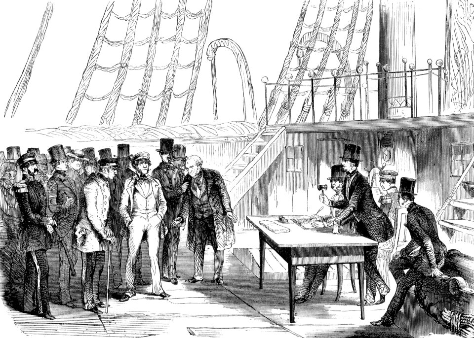 18 August 1852 Deutschland Versteigerung Reichsflotte Brake