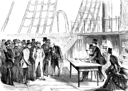 18 August 1852 Deutschland Versteigerung Reichsflotte Brake