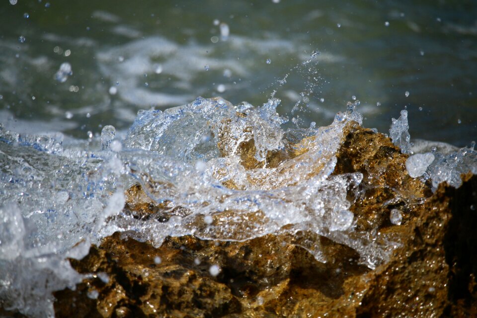Nature blue sea water