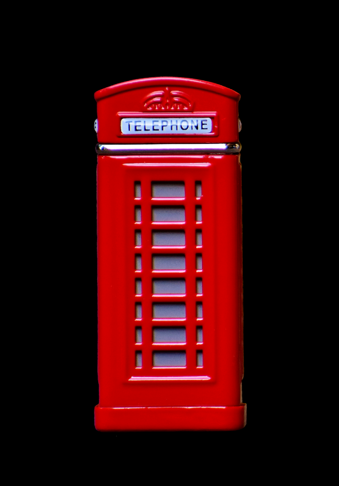 Phone booth england red