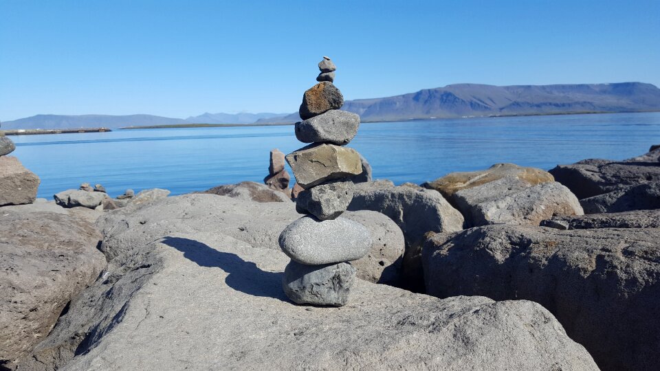 Balance calm iceland