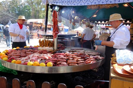 Mallorca market february meat