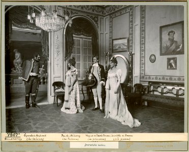 1807, Dramatiska teatern 1899. Föreställningsbild - SMV - H10 018