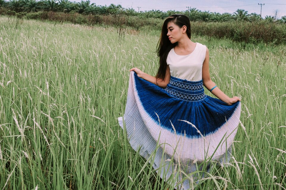 Photo model young dress