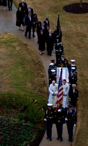 181206-F-WJ663-0420 - Ceremonial Honor Guard carries the casket of George H.W. Bush