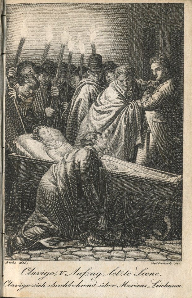 1816 Johann Christian Benjamin Gottschick nach Gustav Heinrich Naecke, Clavigo V 2