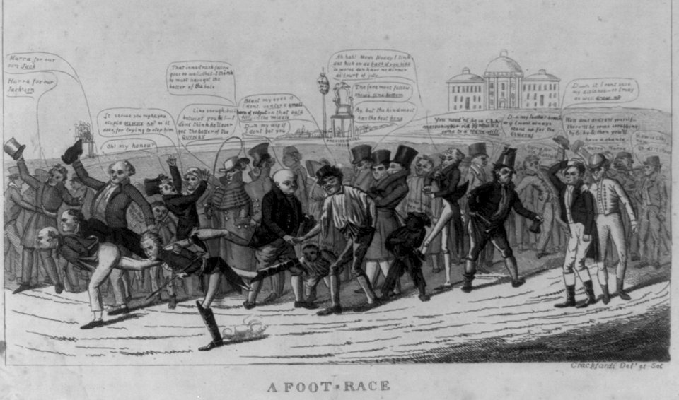 1824 Footrace byDClaypooleJohnston LibraryOfCongress
