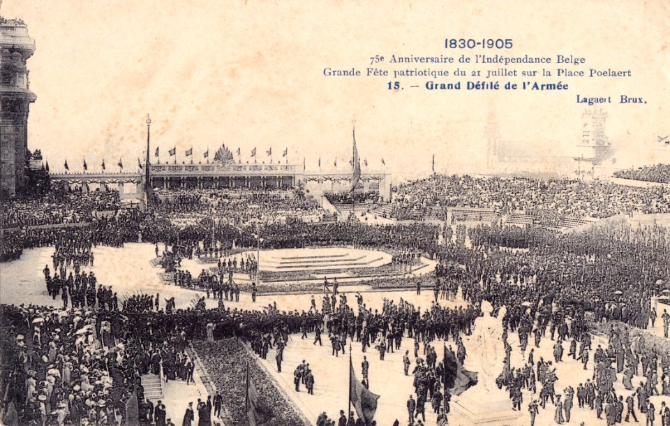 1830 1905, 75º aniversário da independência belga, 15, Arquivo de Villa Maria, Angra do Heroísmo, Açores.